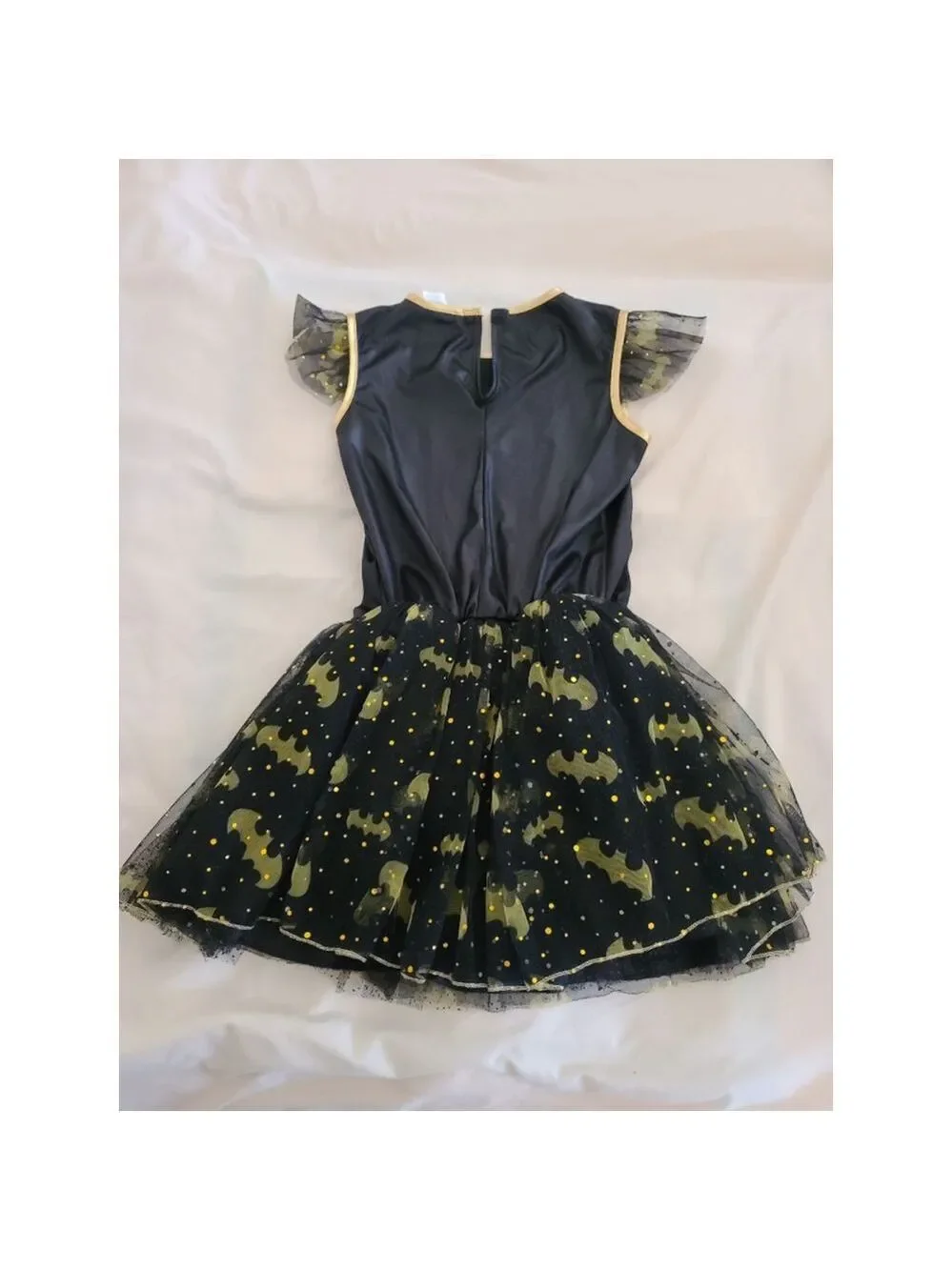 DC Comics Batman Superhero Dress L Black Gold Kids